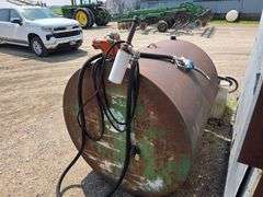 500 Gallon Fuel Tank with Electric Pump and Automatic Shut off Nozzle
