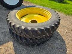 1990 John Deere 4455 2 Wheel Drive Tractor, 8,855 Hours, Quad Range Transmission, 9.50-20 Fronts, 14