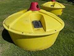 QLF 4 Wheel Cattle Lick Tank, Approx. 6’ Diameter