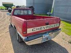 1991 Chevrolet Silverado 1500, 4x4, Single Cab Pickup with 8’ Box, V8 Engine, 5 Speed Manual Transmi