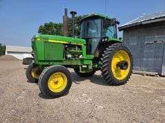 1990 John Deere 4455 2 Wheel Drive Tractor, 8,855 Hours, Quad Range Transmission, 9.50-20 Fronts, 14