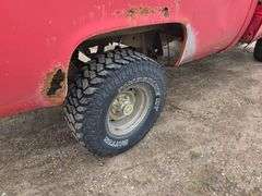 1974 Chevrolet Single Cab, Muncie 4 Speed Transmission, 305 Chevrolet Engine, 33x12.50R15 Tires, VIN
