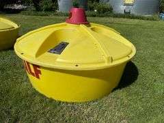 QLF 4 Wheel Cattle Lick Tank, Approx. 6’ Diameter