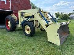 1963 Ford 4130 Industrial Tractor with Loader and 6’ Blade, 13.6-28 Diamond Tread Tires, Unknown Act