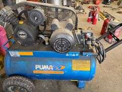 Puma Industrial Air Compressor, 20 Gal Tank, No Hose