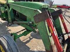 1969 John Deere 4020 Wide Front Diesel with John Deere 48 Loader and 7’ Bucket, 9,506 Hours, 14.9x38