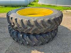 1990 John Deere 4455 2 Wheel Drive Tractor, 8,855 Hours, Quad Range Transmission, 9.50-20 Fronts, 14