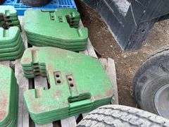 (8) John Deere 8000 Series Suitcase Weights
