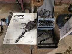 17” Jet Model JDP-17MF Drill Press with Misc Bits