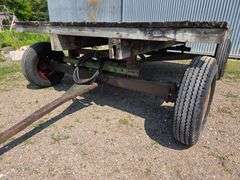 4 Wheel Trailer with Hydraulic Hoist, 8’ x 10’, Wood Floor, 6 Bolt Hubs