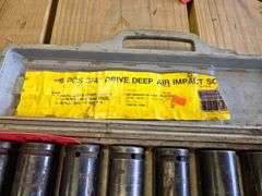 ¾” Deep Drive Air Sockets