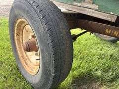 Barge Box, 5.5’x12’, 31” Sides, sideboards, on Mn 4 Wheel Gear, Hoist