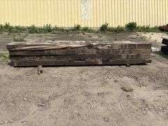(4) 6”x21” x13.5’ Creosote Treated Bridge Planks, used