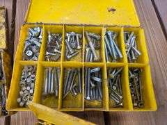4 Boxes of Misc Bolts, Screws, Cutter and ½ Moon Keys