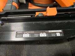 2 Air Nailers and Misc, 1 - Ridgid R250SFA Straight Finsih Nailer and (1) Husky 18 Gauge Brad Nailer