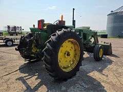 1969 John Deere 4020 Wide Front Diesel with John Deere 48 Loader and 7’ Bucket, 9,506 Hours, 14.9x38