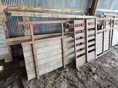 1985 DRCT 7’ x 16’ Car Trailer, Hand Crank Winch, Ramps, Comes with 7’ x 16’ Gates that were Made to