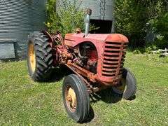 Massey Harris Model 55 Wide Front Tractor, 18.4 x 34 Rears, 7.50 x 18 Fronts, 540 PTO, Engine is Loo