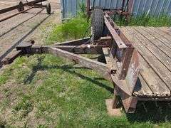 Home Made Tri Axle Trailer, 24’ Long, 8’ Wide, Has 2 Point or 2 5/16” Ball, Heavy Duty