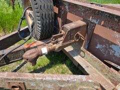 Home Made Tri Axle Trailer, 24’ Long, 8’ Wide, Has 2 Point or 2 5/16” Ball, Heavy Duty