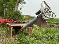 Drive Over Dump Pit with 14’ Auger, Pit Size 5’ x 5’ Grate, 5’7” x 8’ Platform, 40” Tall
