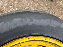 (2) 7.50 x 20 Single Rib Tires on 8 Bolt Rims
