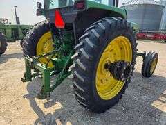 1990 John Deere 4455 2 Wheel Drive Tractor, 8,855 Hours, Quad Range Transmission, 9.50-20 Fronts, 14
