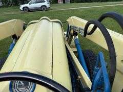 1963 Ford 4130 Industrial Tractor with Loader and 6’ Blade, 13.6-28 Diamond Tread Tires, Unknown Act
