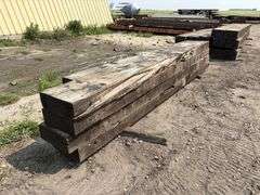 (4) 6”x21” x13.5’ Creosote Treated Bridge Planks, used