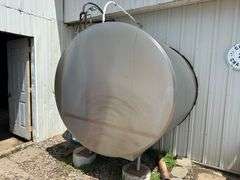 1500 Gallon Dari-Kool Bulk Tank with Washer and Compressor, Working Unit When Cows Where Sold 1 Year