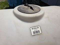 300 Gallon Poly Sprayer Tank with Saddle