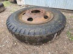 8.25 x 20 Tire and Rim