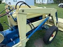 1963 Ford 4130 Industrial Tractor with Loader and 6’ Blade, 13.6-28 Diamond Tread Tires, Unknown Act