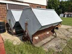(2) Soderholm Pig Self Feeders, Galvanized, 6’ Long, Buying All for One Money
