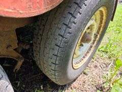 1985 DRCT 7’ x 16’ Car Trailer, Hand Crank Winch, Ramps, Comes with 7’ x 16’ Gates that were Made to