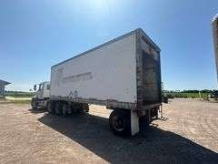 1984 Morgan Single Axle Semi Water Trailer, 28' Long, (2) 1,600 Gallon Tanks, Inductor and 5hp Motor