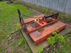 United Farm Tools 3pt Rough Cut Mower, 5’, 540 PTO, Single Rear Tire, SN: 12092