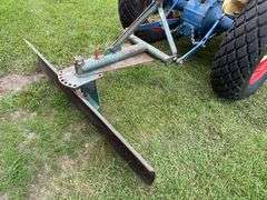 1963 Ford 4130 Industrial Tractor with Loader and 6’ Blade, 13.6-28 Diamond Tread Tires, Unknown Act