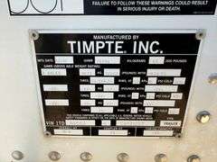 2012 Timpte 40” Hopper Bottom, Ag Hoppers, 66" Sidewalls, Power Tarp and Power Traps with Separate R