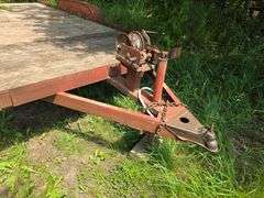 1985 DRCT 7’ x 16’ Car Trailer, Hand Crank Winch, Ramps, Comes with 7’ x 16’ Gates that were Made to