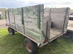 Barge Box, 5.5’x12’, 29” Sides, Sideboards, on Oliver 4 Wheel Gear, Hoist