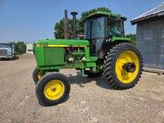 1990 John Deere 4455 2 Wheel Drive Tractor, 8,855 Hours, Quad Range Transmission, 9.50-20 Fronts, 14