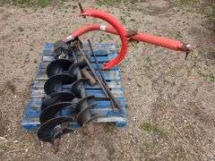 3pt Post Hole Auger, 540 PTO, 10” and 12” Bits
