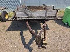 2 Wheel Trailer with Hydraulic Hoist, 6’ x 9’, Wood Floor, 6 Bolt Hubs