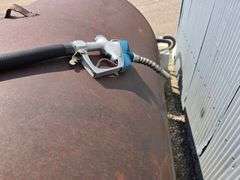 500 Gallon Fuel Tank with Electric Pump and Automatic Shut off Nozzle