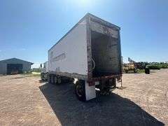1984 Morgan Single Axle Semi Water Trailer, 28' Long, (2) 1,600 Gallon Tanks, Inductor and 5hp Motor