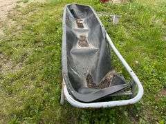 10’ Long Black Plastic Feeder, Needs Repair