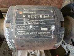 Black and Decker 6” Bench Grinder