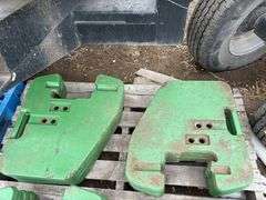 (8) John Deere 8000 Series Suitcase Weights