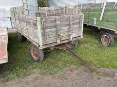 Barge Box, 5.5’x12’, 29” Sides, Sideboards, on Oliver 4 Wheel Gear, Hoist